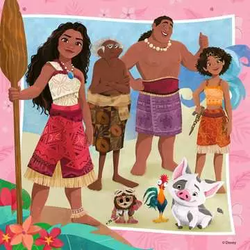 Disney Vaiana 2 Off to New Adventure, 3x49 Bitar Ravensburger - 3