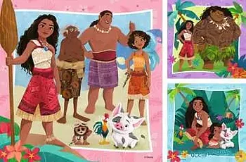 Disney Vaiana 2 Off to New Adventure, 3x49 Bitar Ravensburger