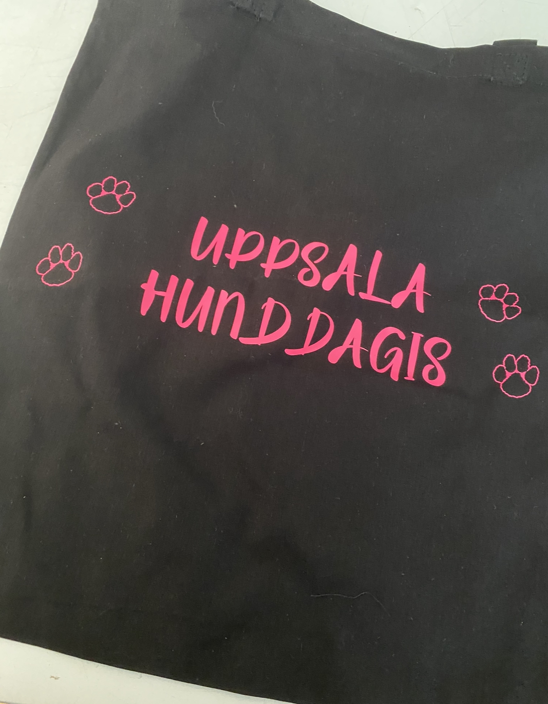 Färgade tygkassar med tryck  - 11