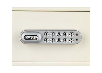 Elektroniskt kodlås till medicinskåp