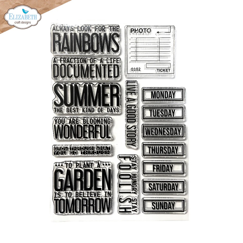 Elizabeth - Clear stamps - Best Kind Of Days