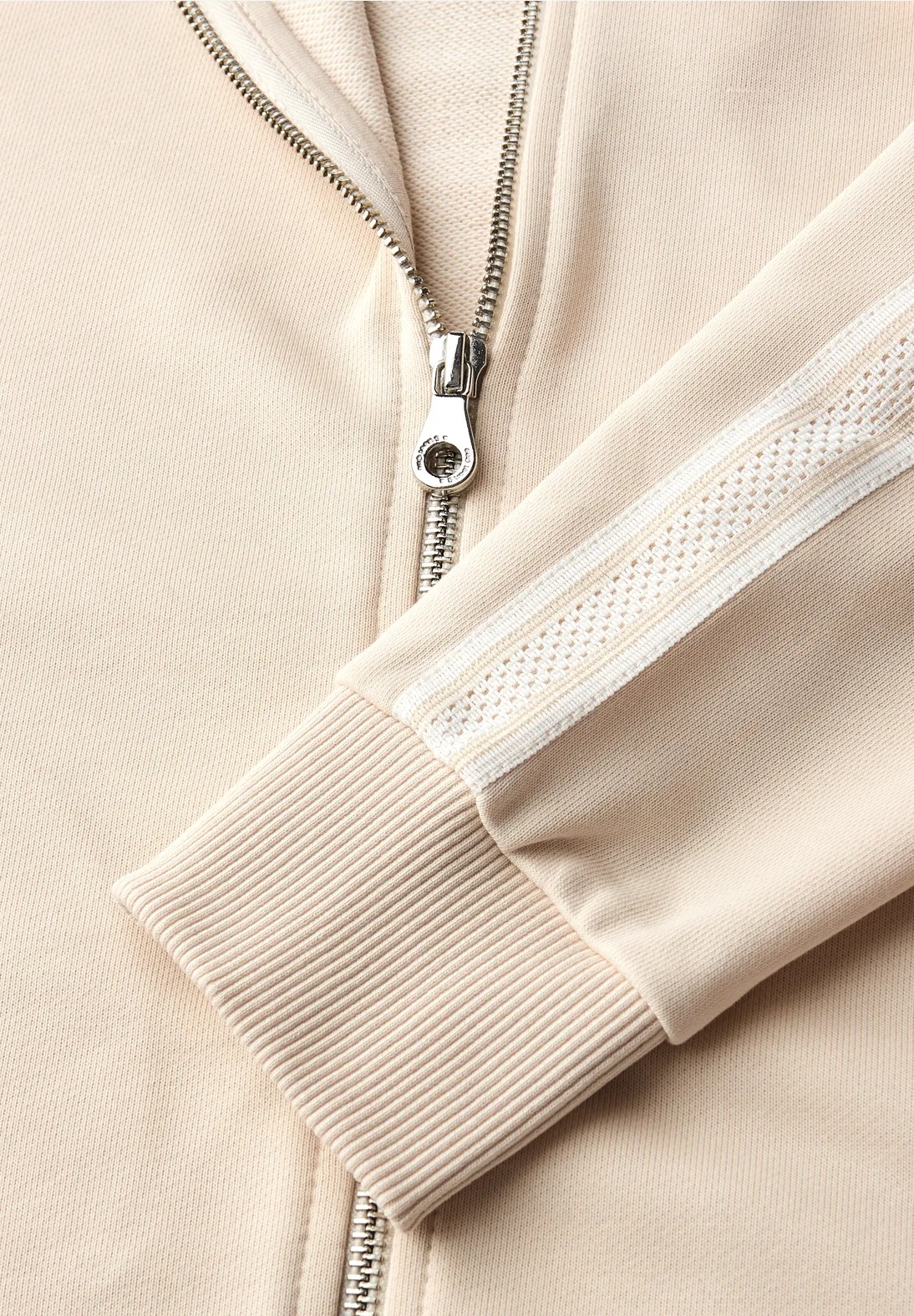 LTD QR Sweat Hoody Zip Jacket - Tusk Cream - Street One - 5