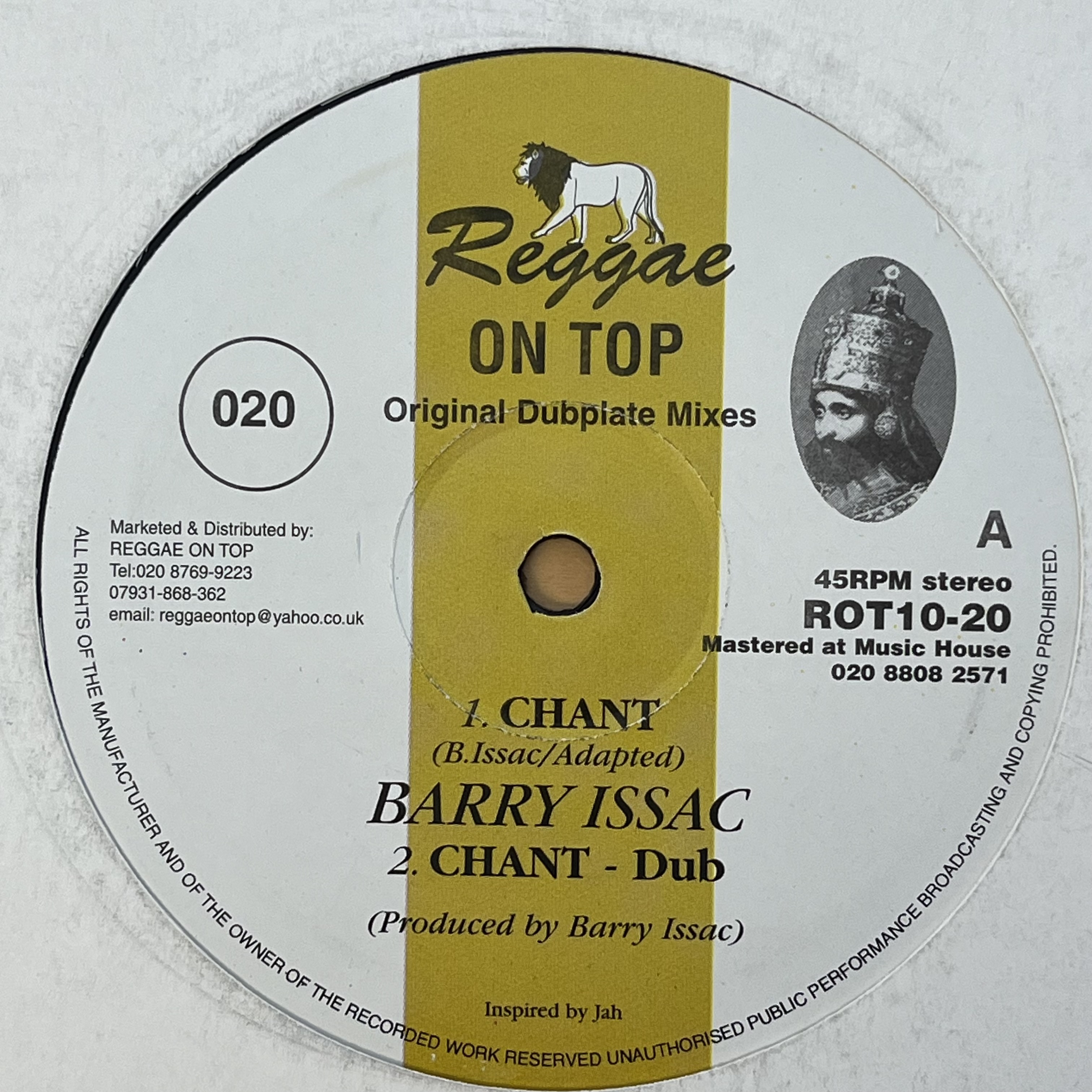 Barry Issac/Eli Emmanuel – Chant/Drug Dealers