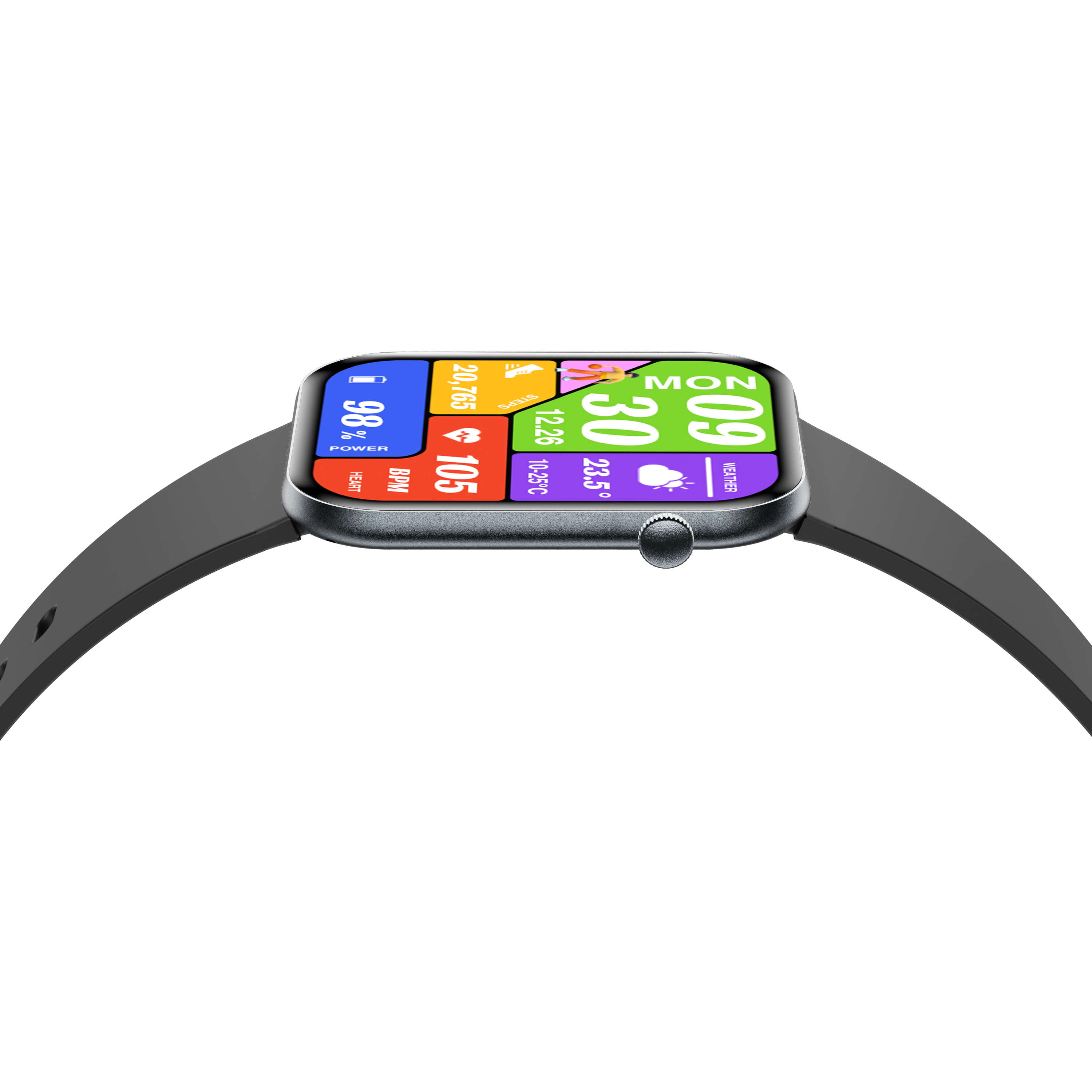 Philippe Palmer Smart Watch LP71 Ultra Thin AMOLED Black - 27