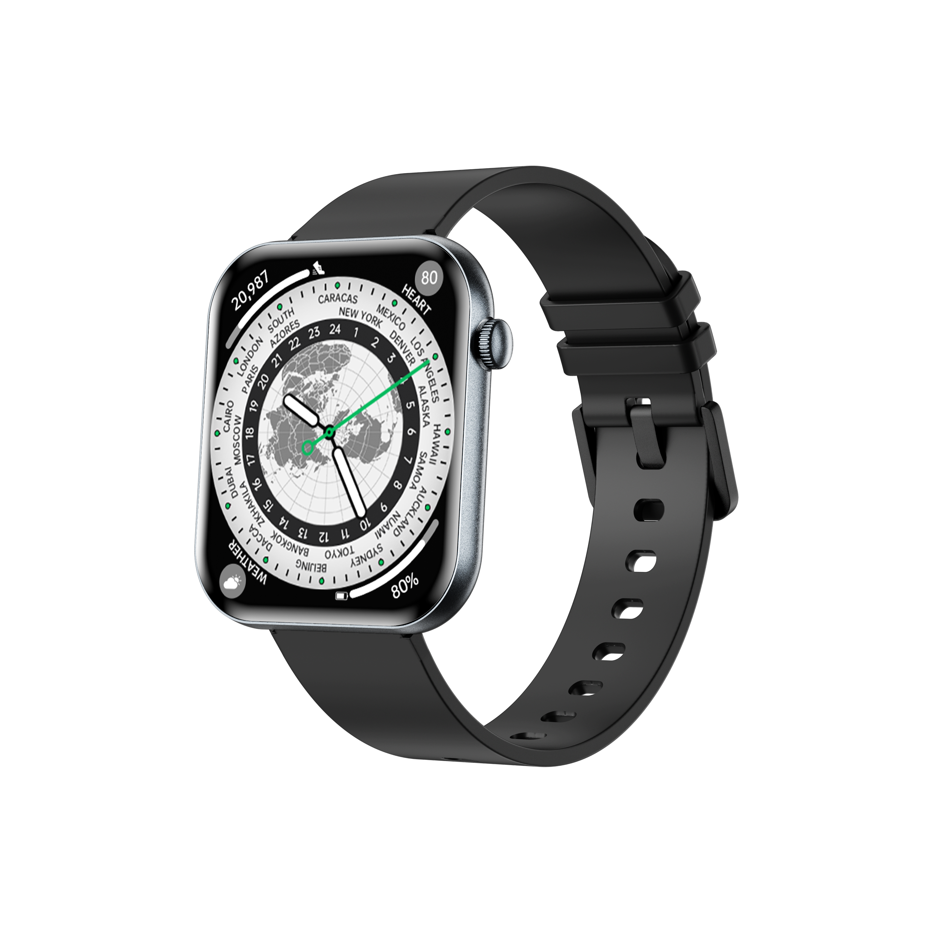 Philippe Palmer Smart Watch LP71 Ultra Thin AMOLED Black
