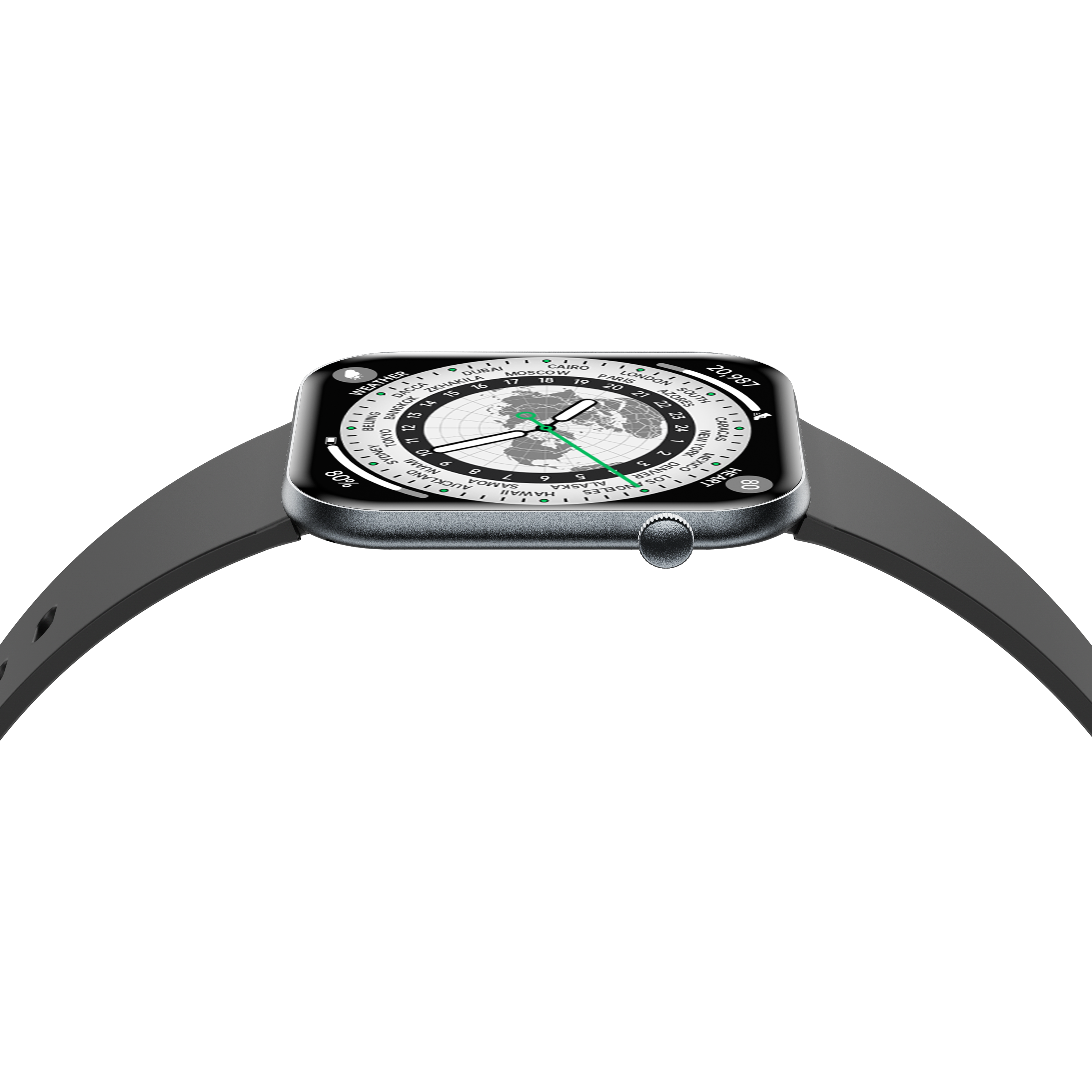 Philippe Palmer Smart Watch LP71 Ultra Thin AMOLED Black - 24