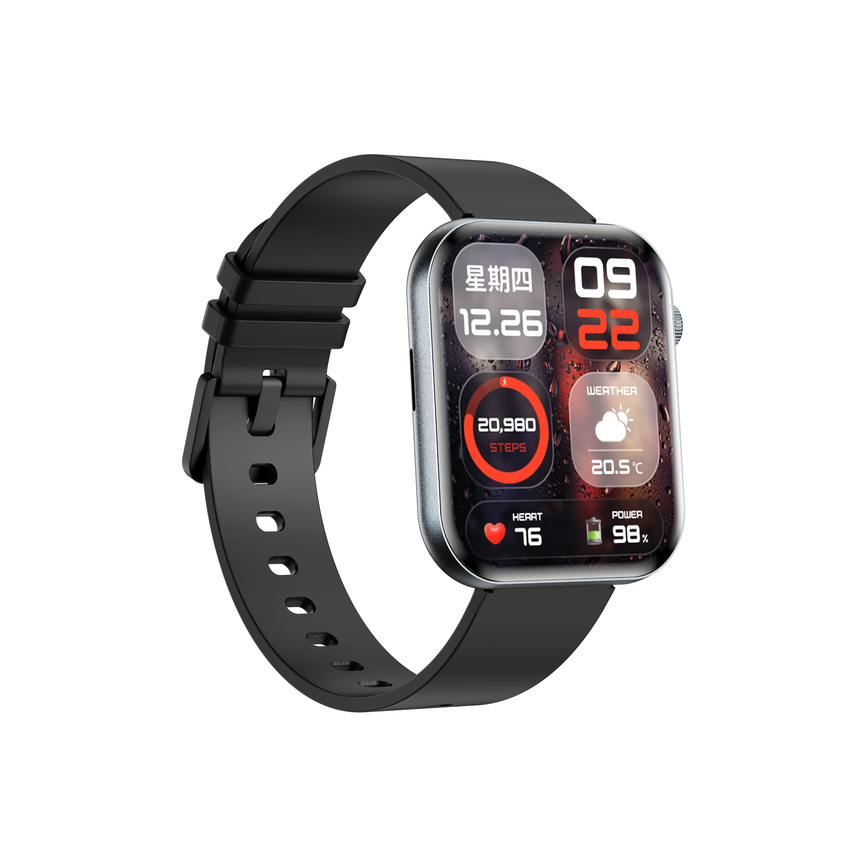Philippe Palmer Smart Watch LP71 Ultra Thin AMOLED Black - 11
