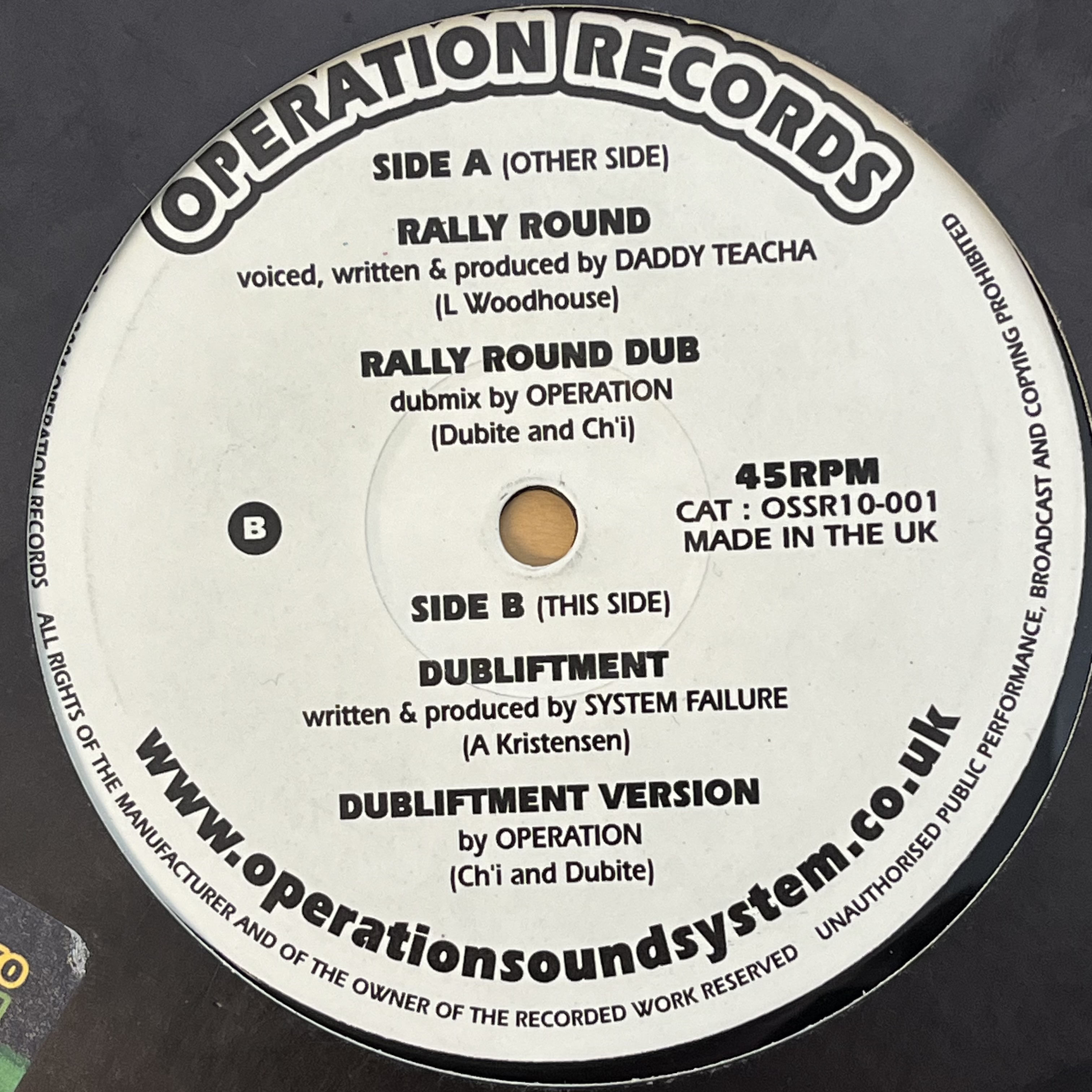 Daddy Teacha/System Failure – Rally Round/Dubliftment