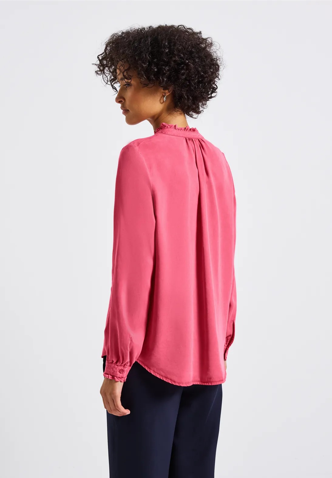 Washed Tunic Blouse - Almond Coral - Street One