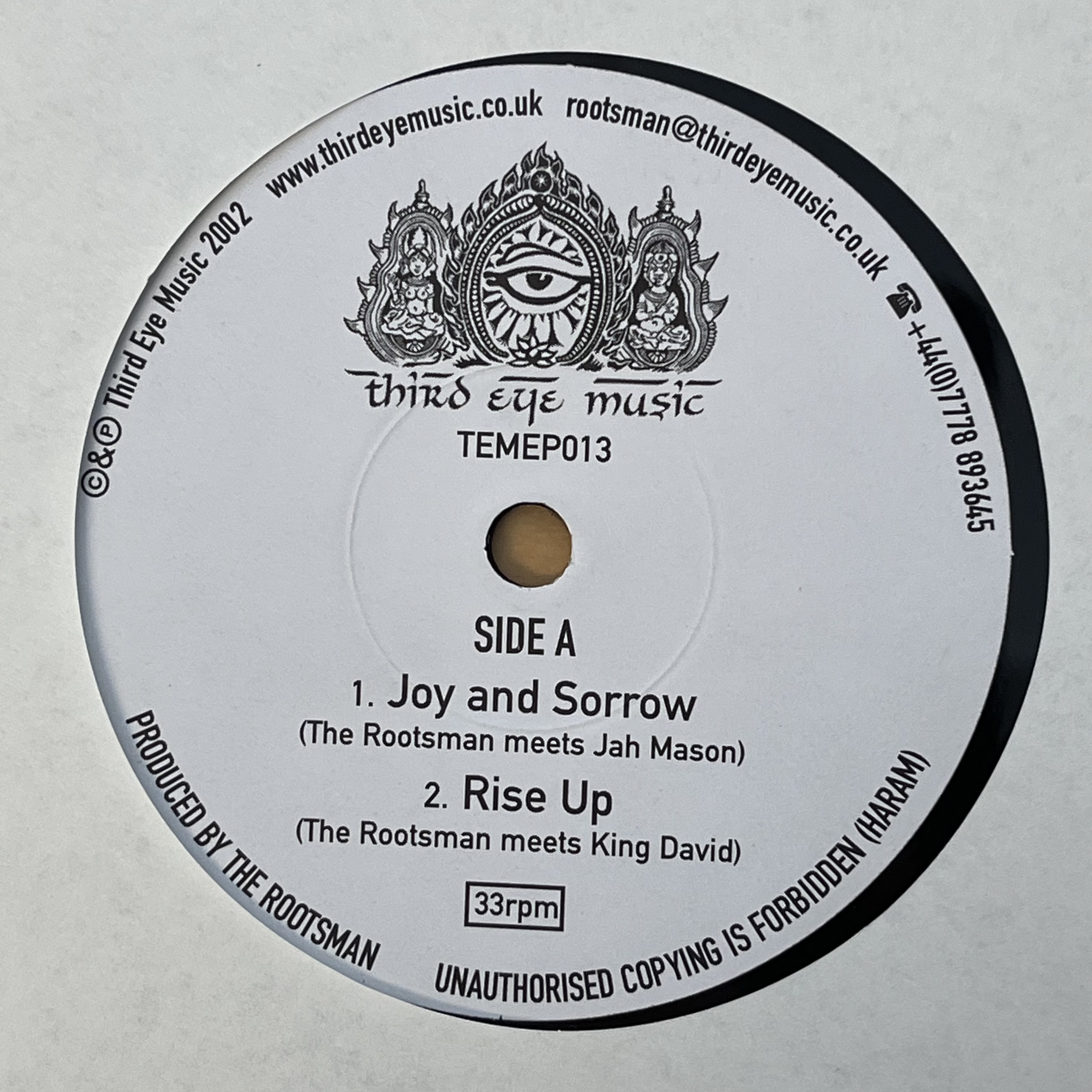 The Rootsman – Joy And Sorrow EP