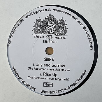 The Rootsman – Joy And Sorrow EP
