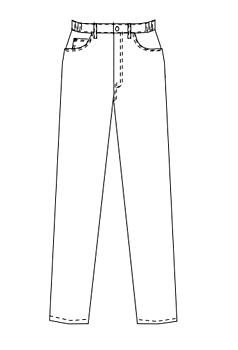 Jeans Dam -Vit