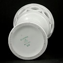 Gunnar Nylund (Olympia 1940s) White Classic Vase with Circular Decor 21 cm