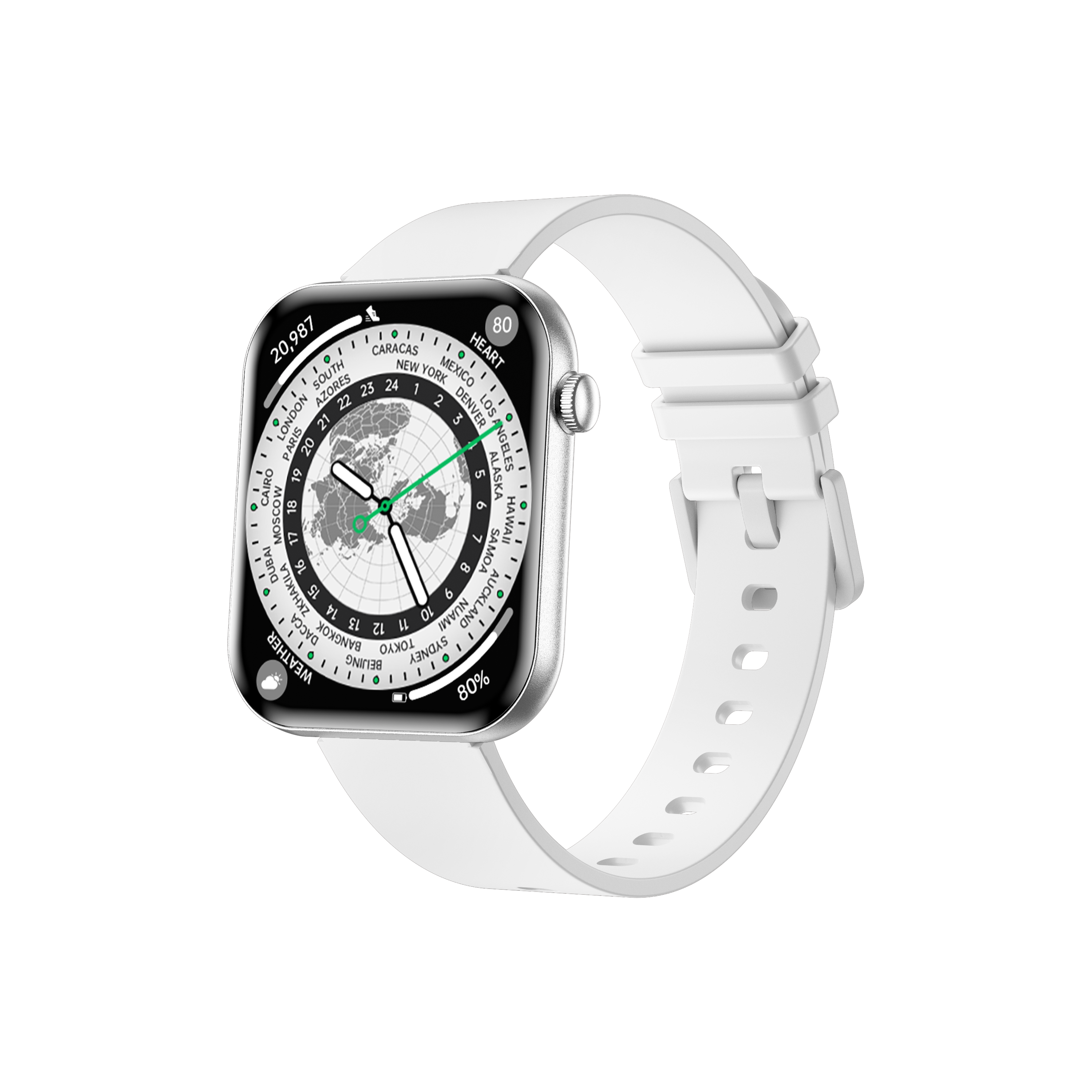 Philippe Palmer Smart Watch LP71 Ultra Thin AMOLED Silver - 7