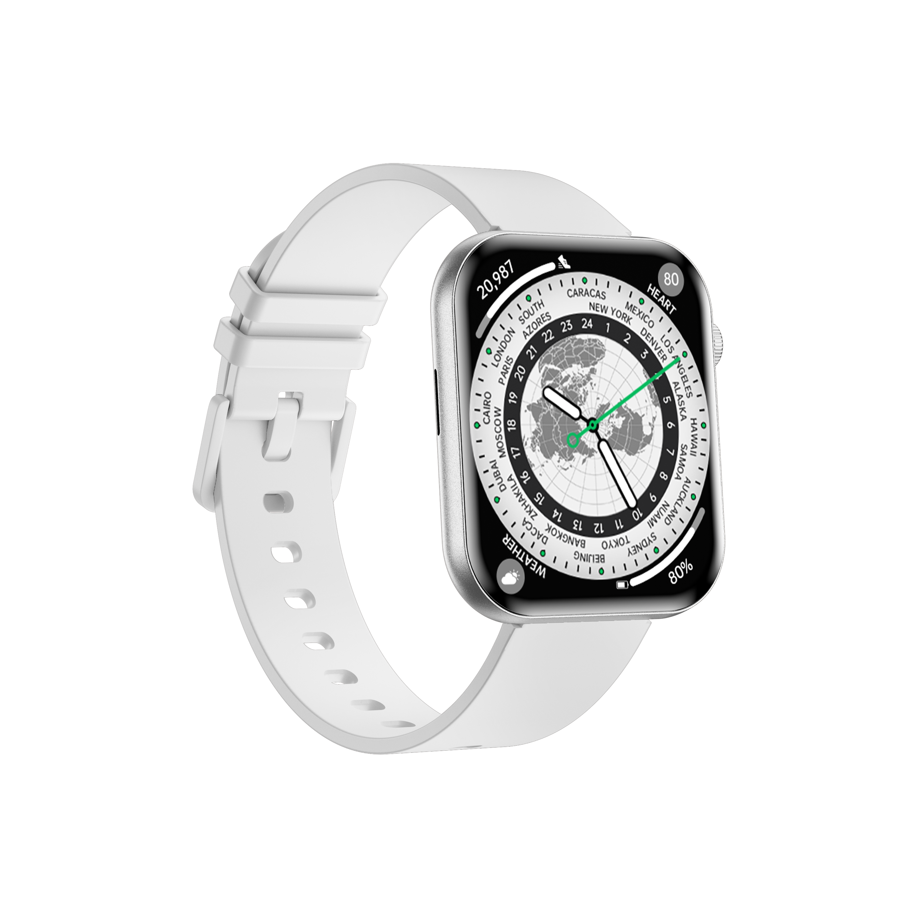 Philippe Palmer Smart Watch LP71 Ultra Thin AMOLED Silver - 13