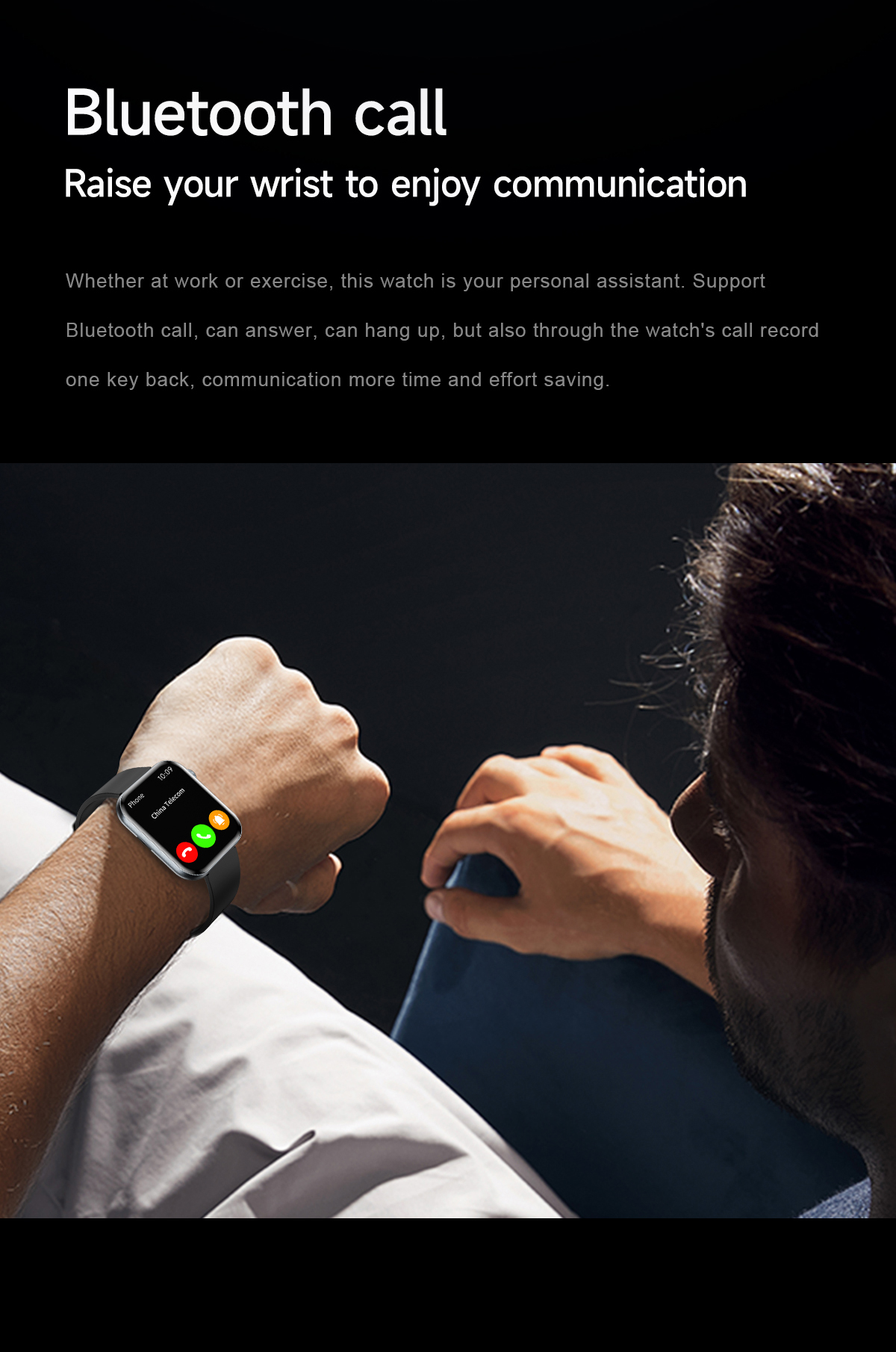 Philippe Palmer Smart Watch LP71 Ultra Thin AMOLED Silver - 46