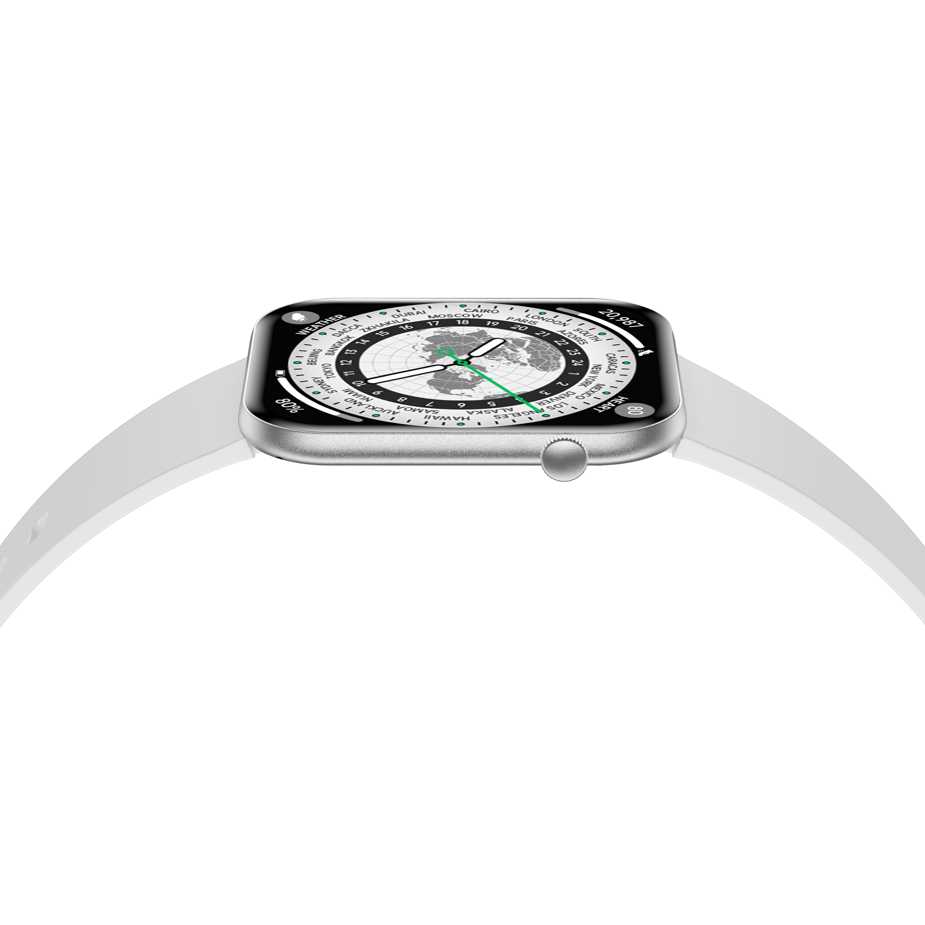 Philippe Palmer Smart Watch LP71 Ultra Thin AMOLED Silver - 25