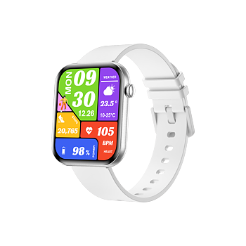 Philippe Palmer Smart Watch LP71 Ultra Thin AMOLED Silver