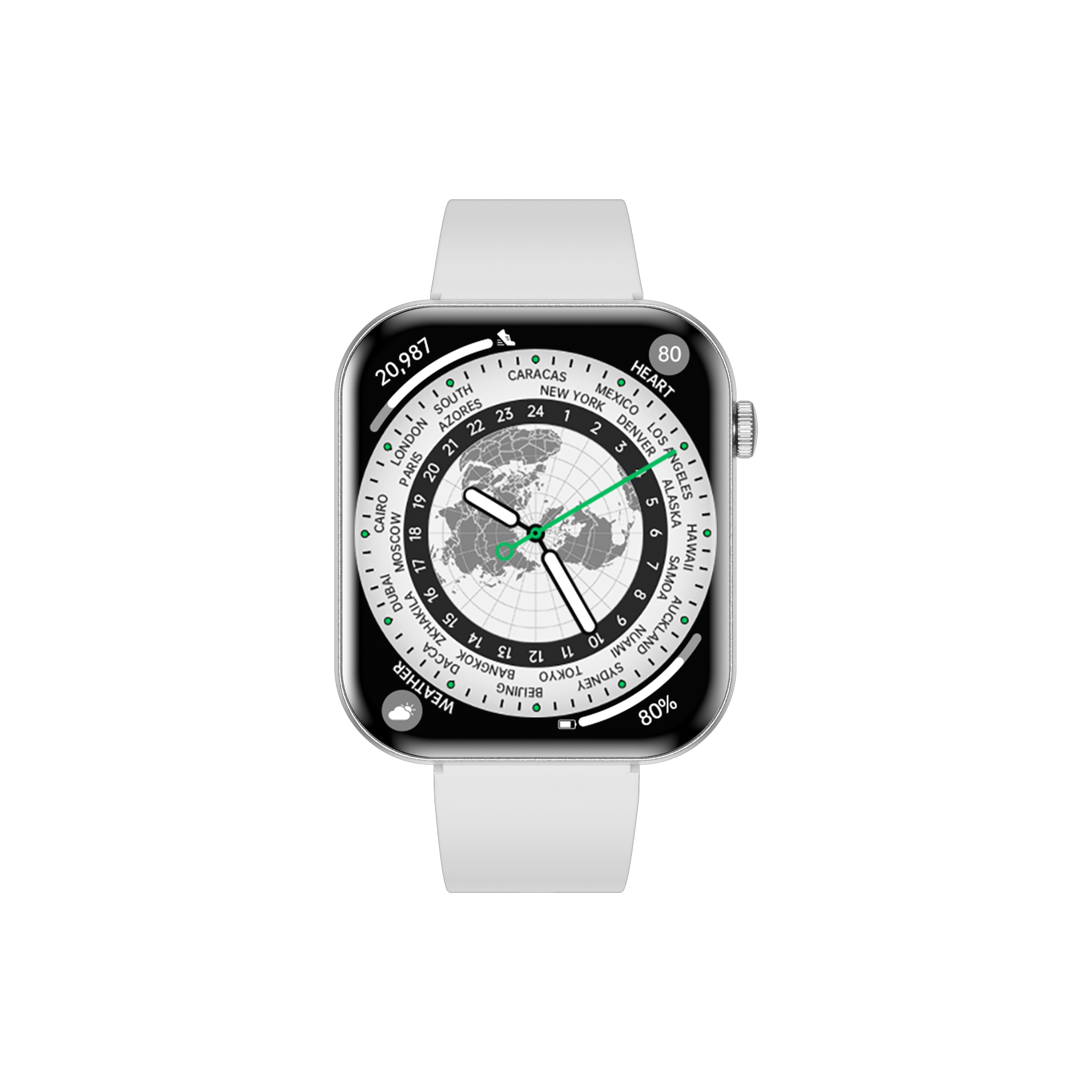 Philippe Palmer Smart Watch LP71 Ultra Thin AMOLED Silver - 3