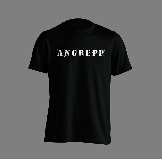 ANGREPP - Logo Black T-shirt