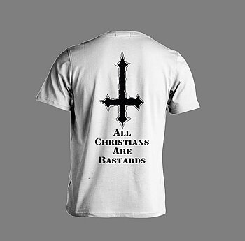ANGREPP - Logo Vit T-shirt