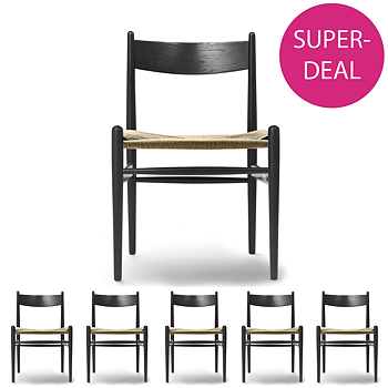 CH36 Stol (Superdeal - Volympris/st vid köp av 6st) Ek - Carl Hansen & Søn