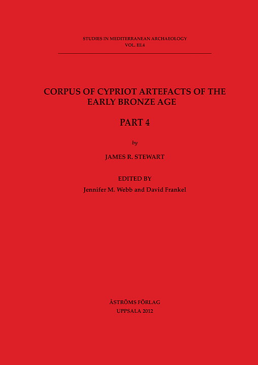 Corpus of Cypriot Artefacts of the Early Bronze Age. Part 4.