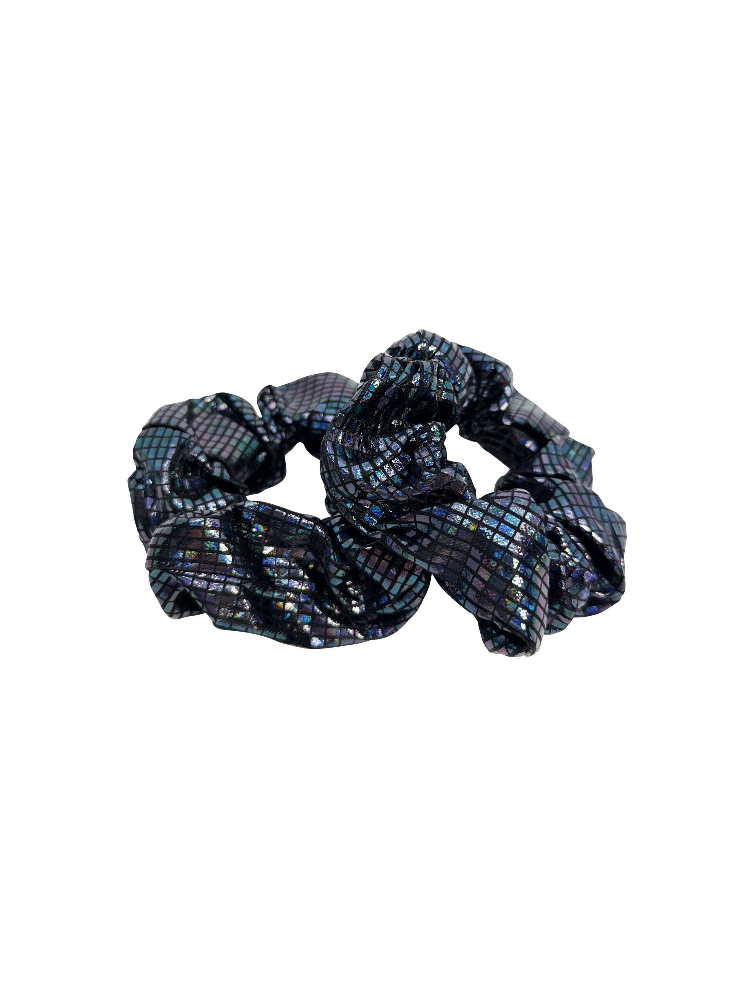 DISCO SCRUNCHY BLUE 2PCS