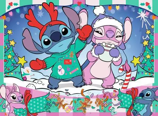 Disney Stitch Merry Everything, 100 Bitar XXL Raensburger