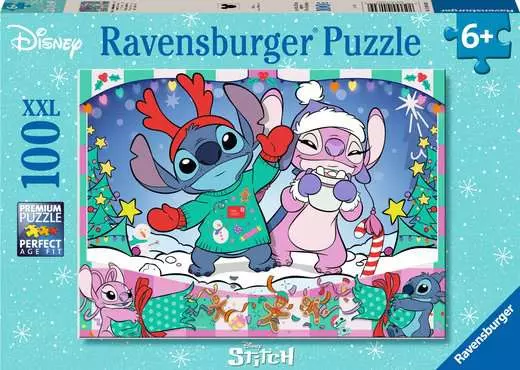 Disney Stitch Merry Everything, 100 Bitar XXL Raensburger - 2