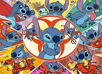 Disney Stitch In My Own World, 100 XXL Bitar Ravensburger