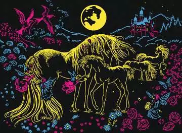 Unicorns in the Moonlight, 100 Bitar XXL Ravensburger - 4