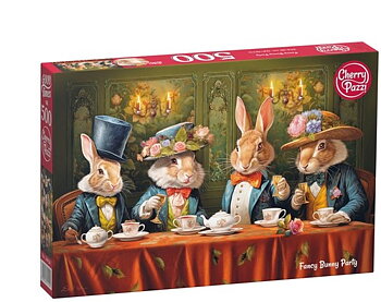 Fancy Bunny Party, 500 Bitar CherryPazzi