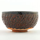 Isak Isaksson (2000s) Unique Chawan Bowl with Brown Glaze 12 cm #56