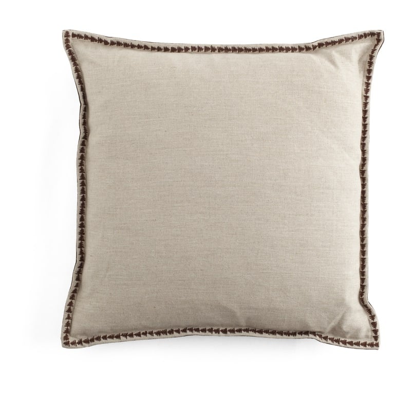 Chamois Kuddfodral Embroidery Brown - 50x50cm