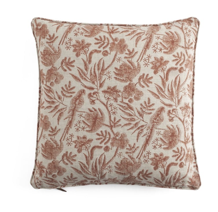 Chamois Linne Kuddfodral Parrot Open Rust - 50x50cm