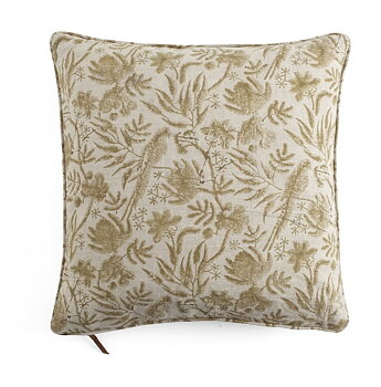 Chamois Linne Kuddfodral Parrot Open Ochre - 50x50cm