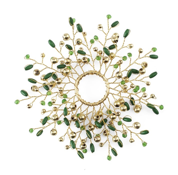 Chamois Pärlfärgad Ljusmanschett Green