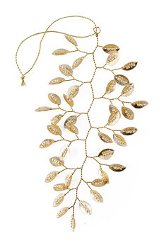 Chamois Hängande Ornament Leaf Gold