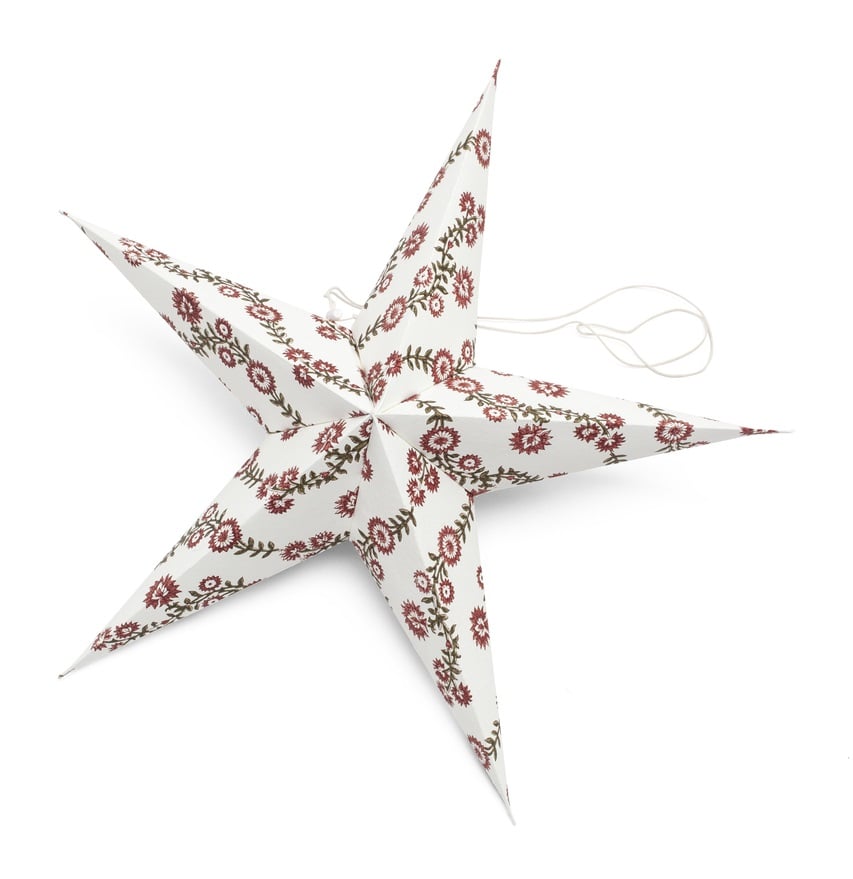 Chamois Julstjärna Garland Red - 62cm