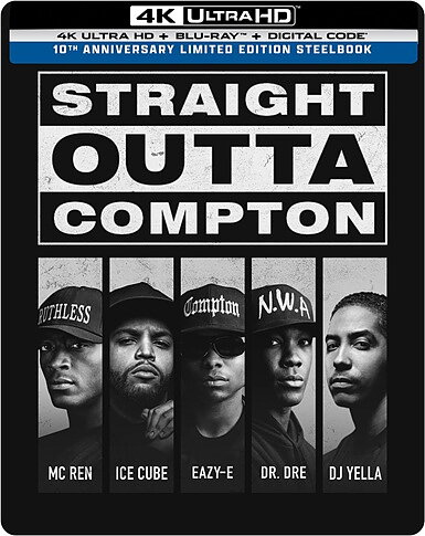 Straight Outta Compton - 10th Anniversary Limited Edition Steelbook (BLU-RAY 4K ULTRA HD + BLU-RAY)