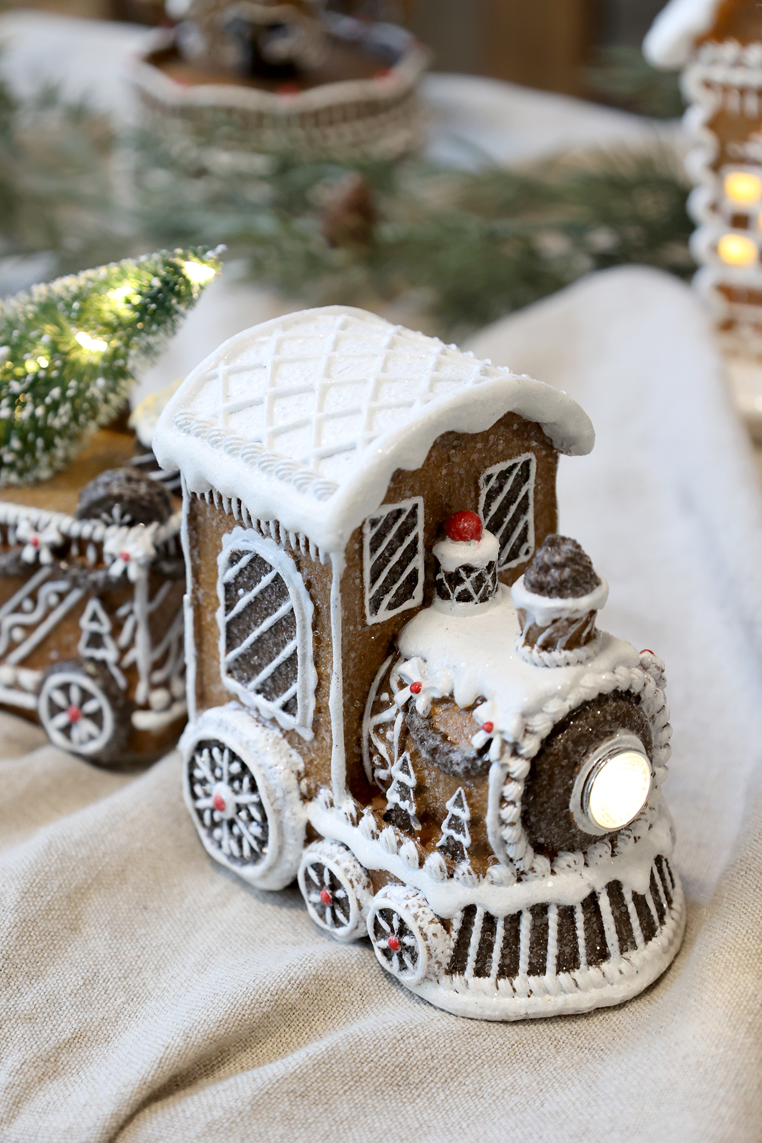 Pepparkakståg - Jultåg - Dekoration - Juldekoration - Led - 2
