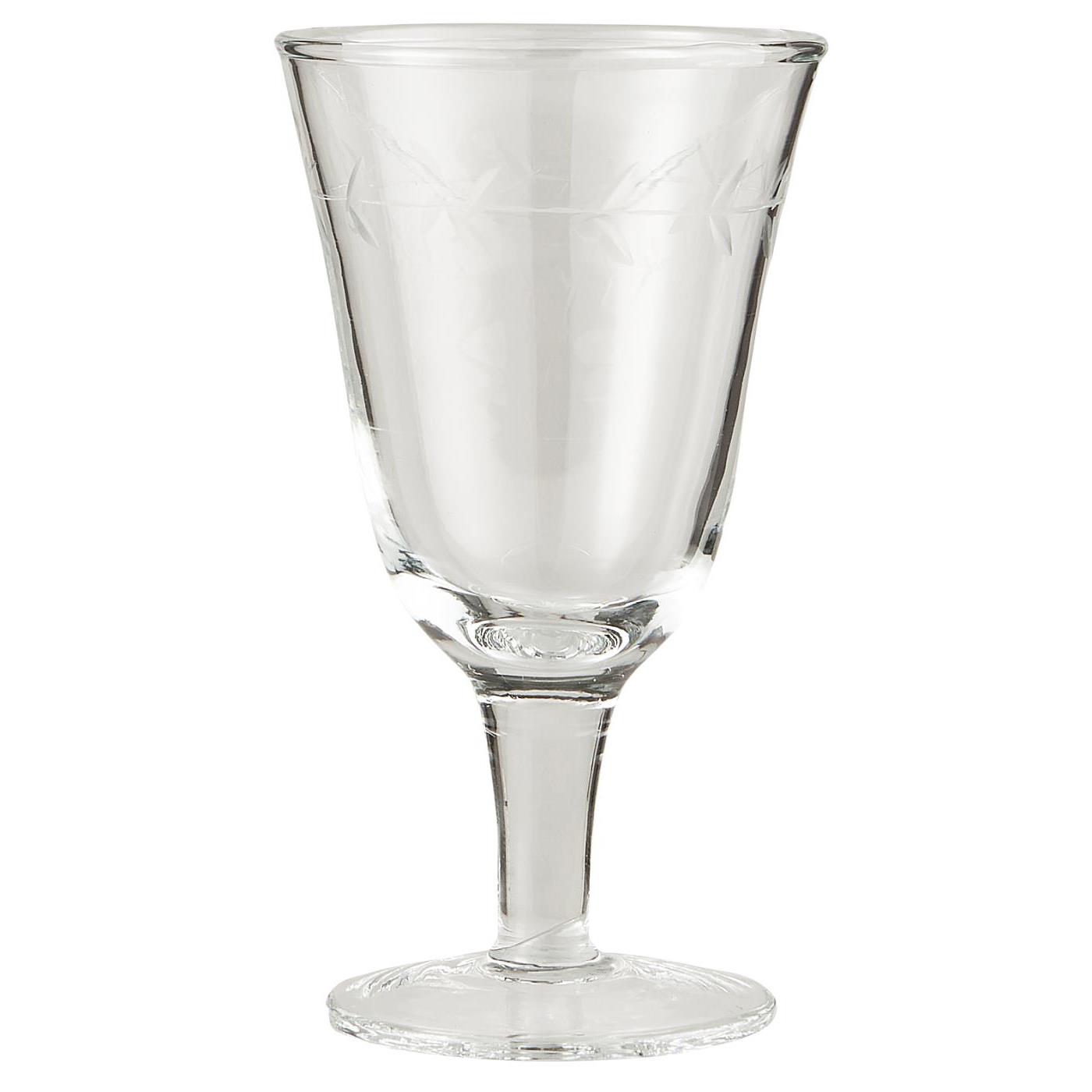 Vitvinsglas Munblåst IB Larusen
