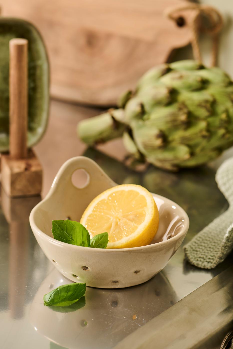Durkslag Keramik Vit IB Laursen - 2
