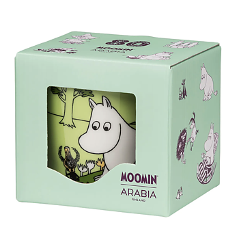 Arabia Muminmugg 30 cl - Mumintrollet i gåvobox (Moomin 80 stämpel i botten)