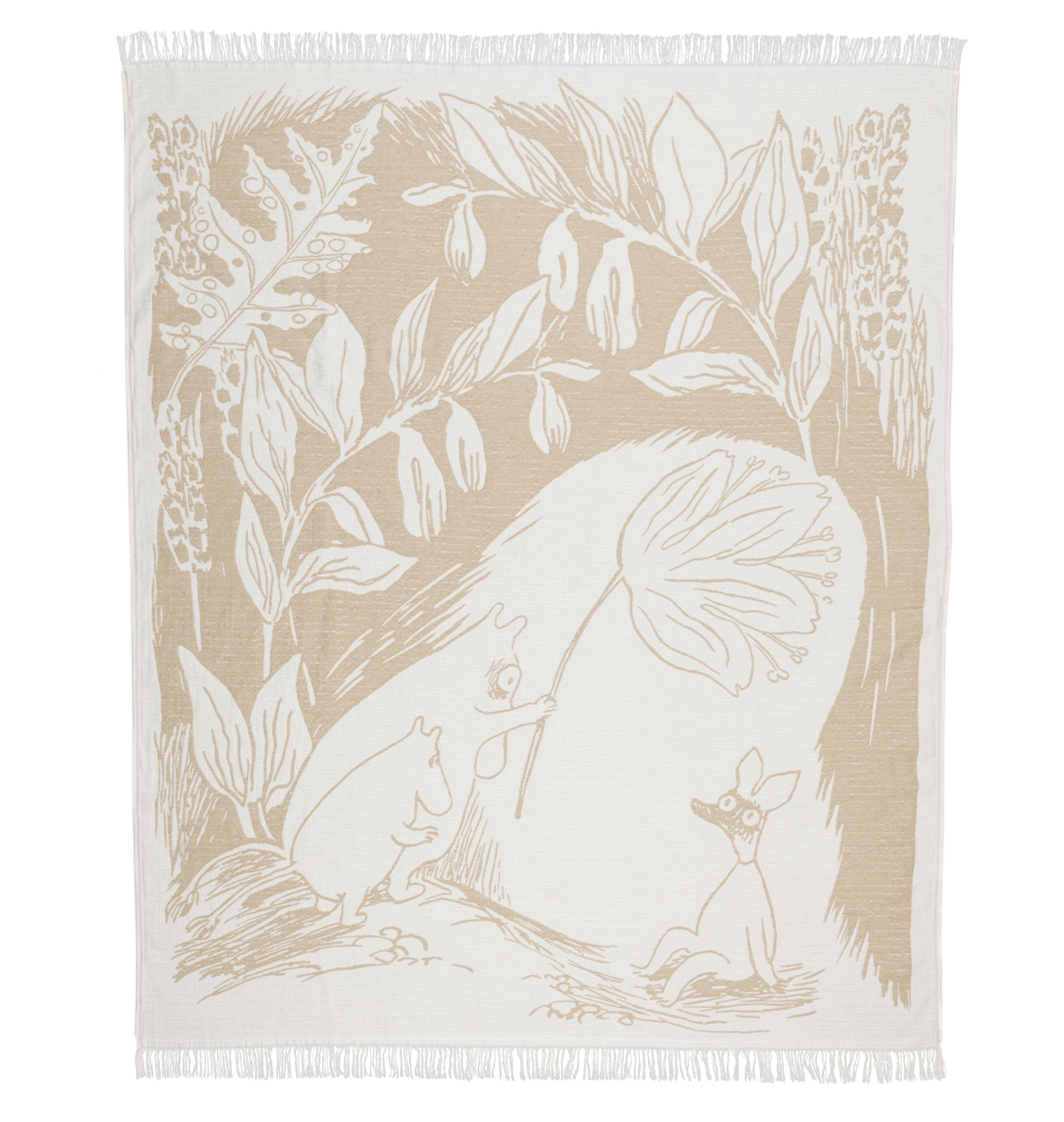 Moomin Felt 130x170 cm - Beige