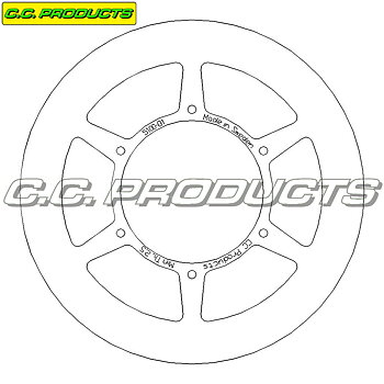 Brake Disc Front - RIEJU Enduro 21- 260 mm Solid