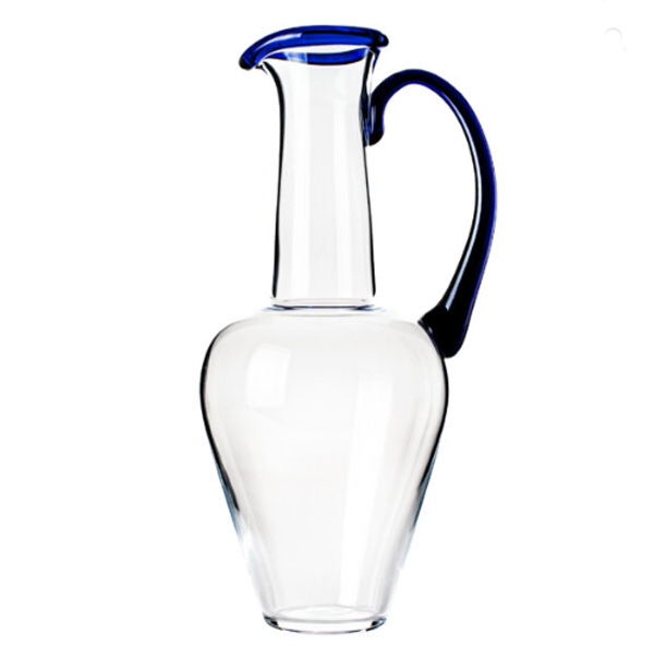 Borde azul Jarra de vino