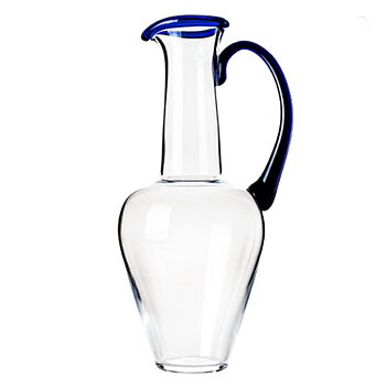 Borde azul Jarra de vino