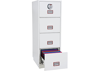 Brandsäkert arkivskåp FS2274E, 120P/60DM